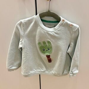 Nanos - baby boy girl green garden sweatshirt sweater 18 months - Spanish brand